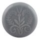 Grey Leaf Ceramic Flat Cabinet Knob Online 
